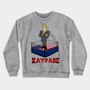 President-Elect Kayfabe Wrestling Ring by Basement Mastermind Crewneck Sweatshirt